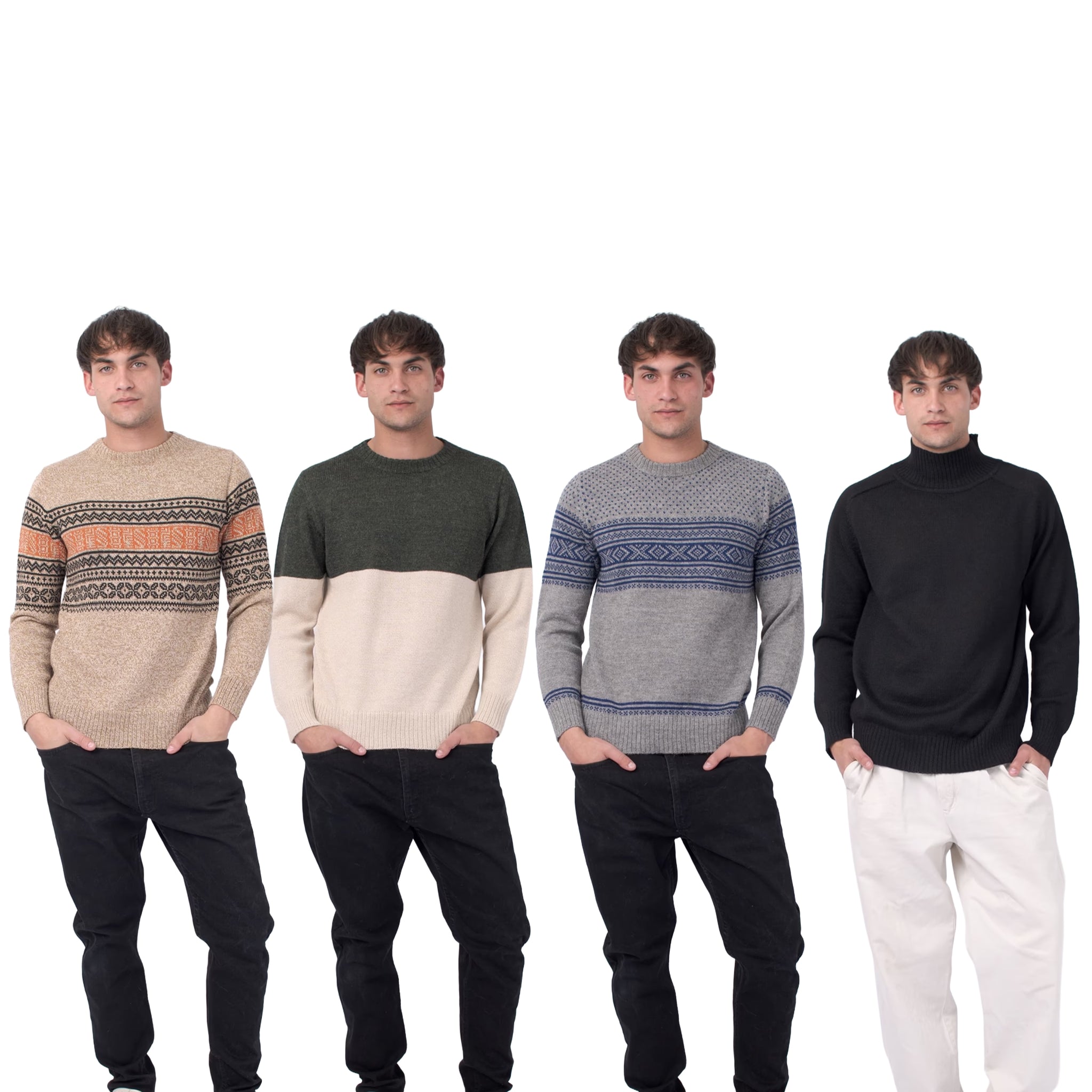 Alpaka Pullover Herren