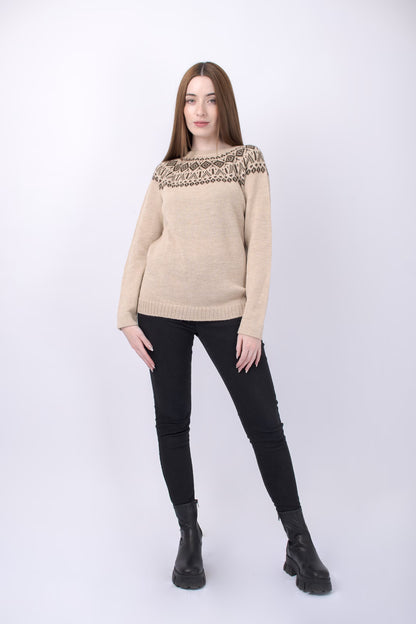 alpaka pullover damen puna kanchay