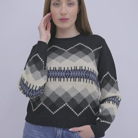 Damenpullover aus Alpaka Wolle von QILLU