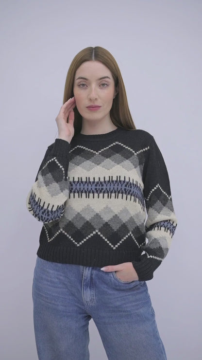Damenpullover aus Alpaka Wolle von QILLU