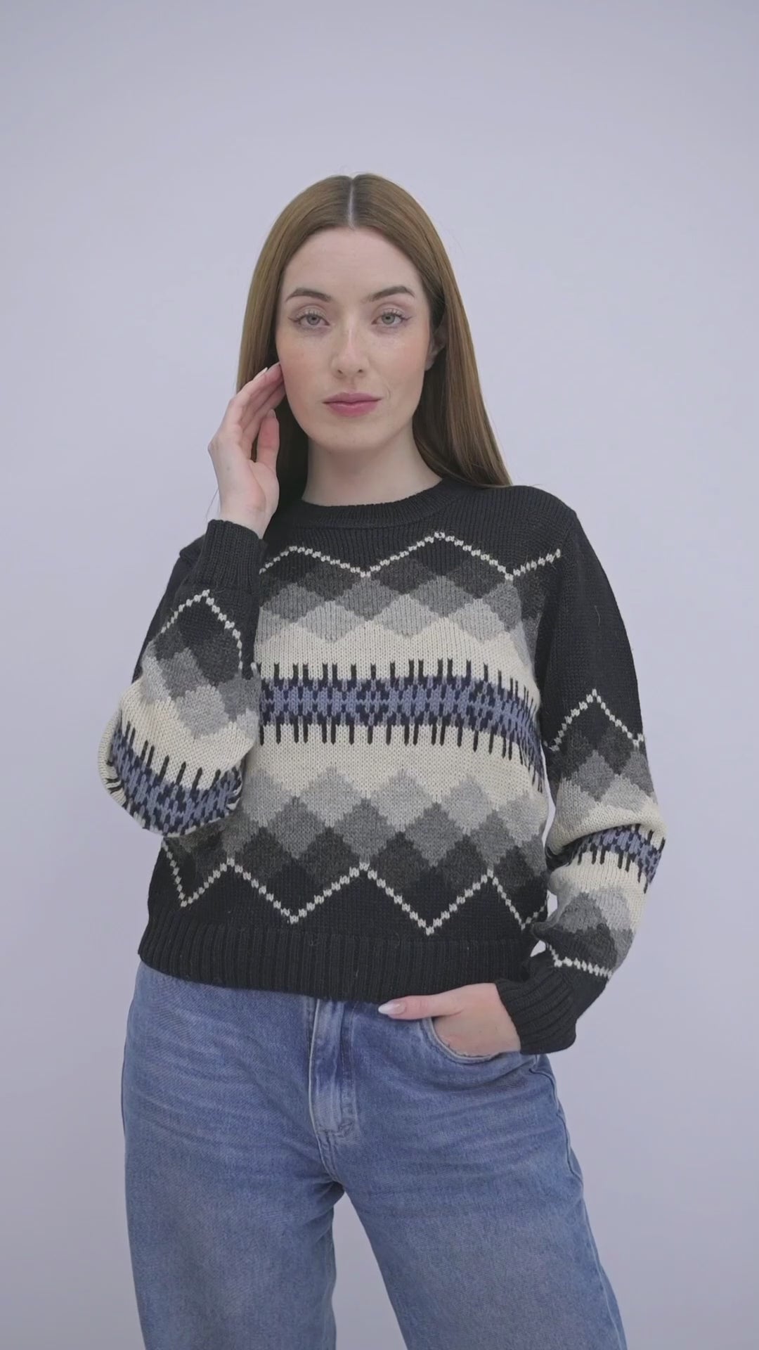 Damenpullover aus Alpaka Wolle von QILLU