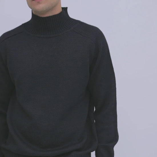 Herrenpullover aus Alpaka Wolle von QILLU