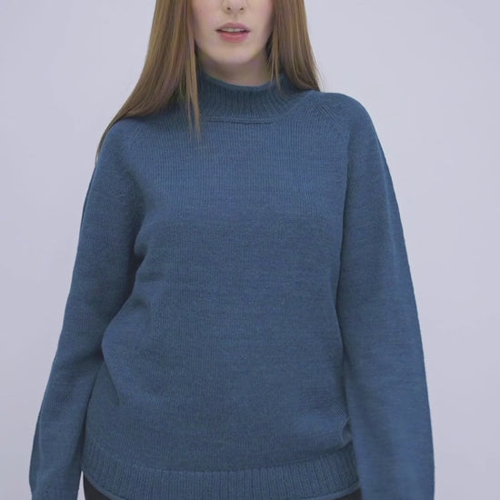 Damenpullover aus Alpaka Wolle von QILLU