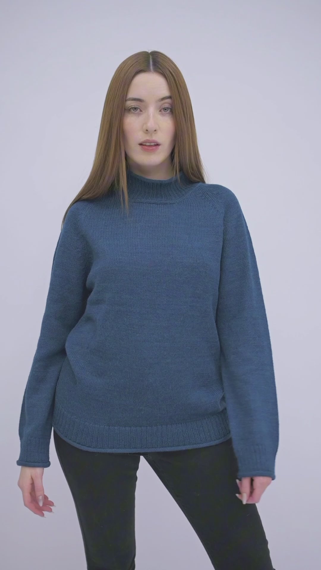 Damenpullover aus Alpaka Wolle von QILLU