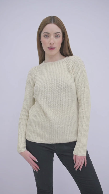 Damenpullover aus Alpaka Wolle von QILLU
