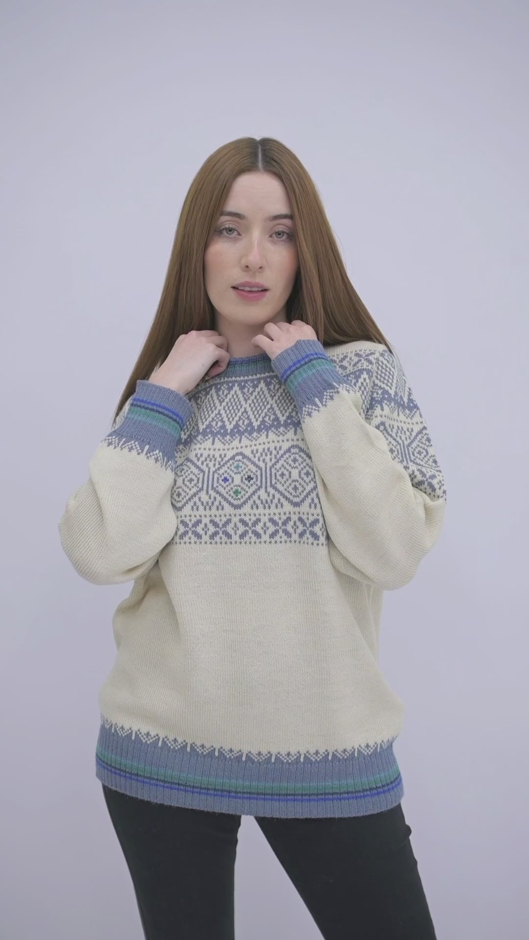 Damenpullover aus Alpaka Wolle von QILLU