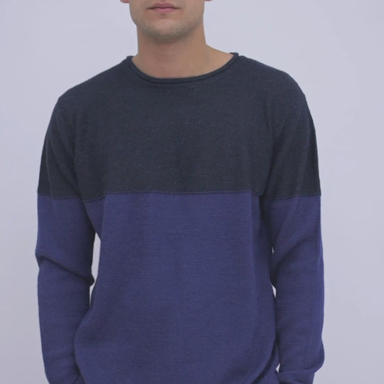 Herrenpullover aus Alpaka Wolle von QILLU