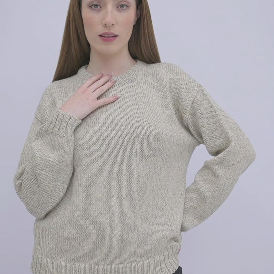 Damenpullover aus Alpaka Wolle von QILLU