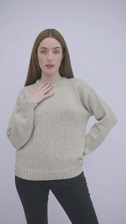 Damenpullover aus Alpaka Wolle von QILLU